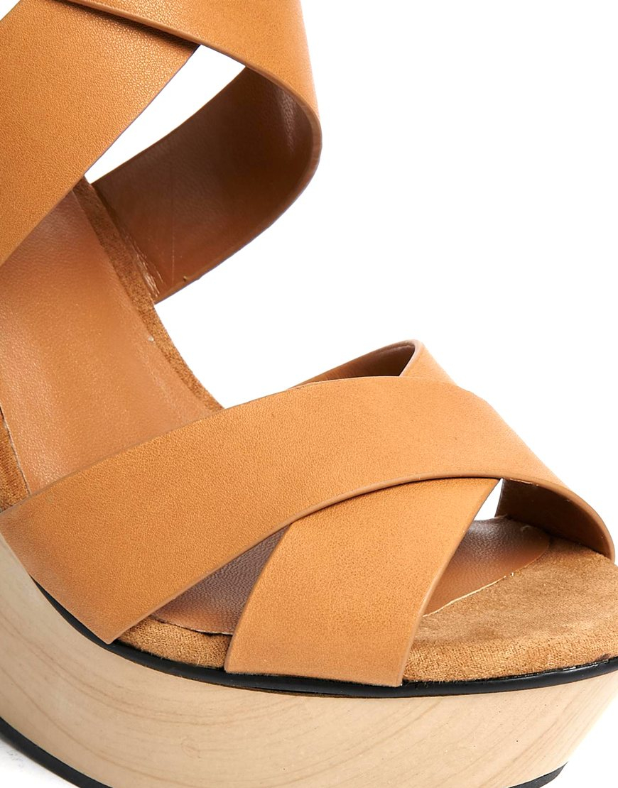 a emery beau flat ankle wrap sandals