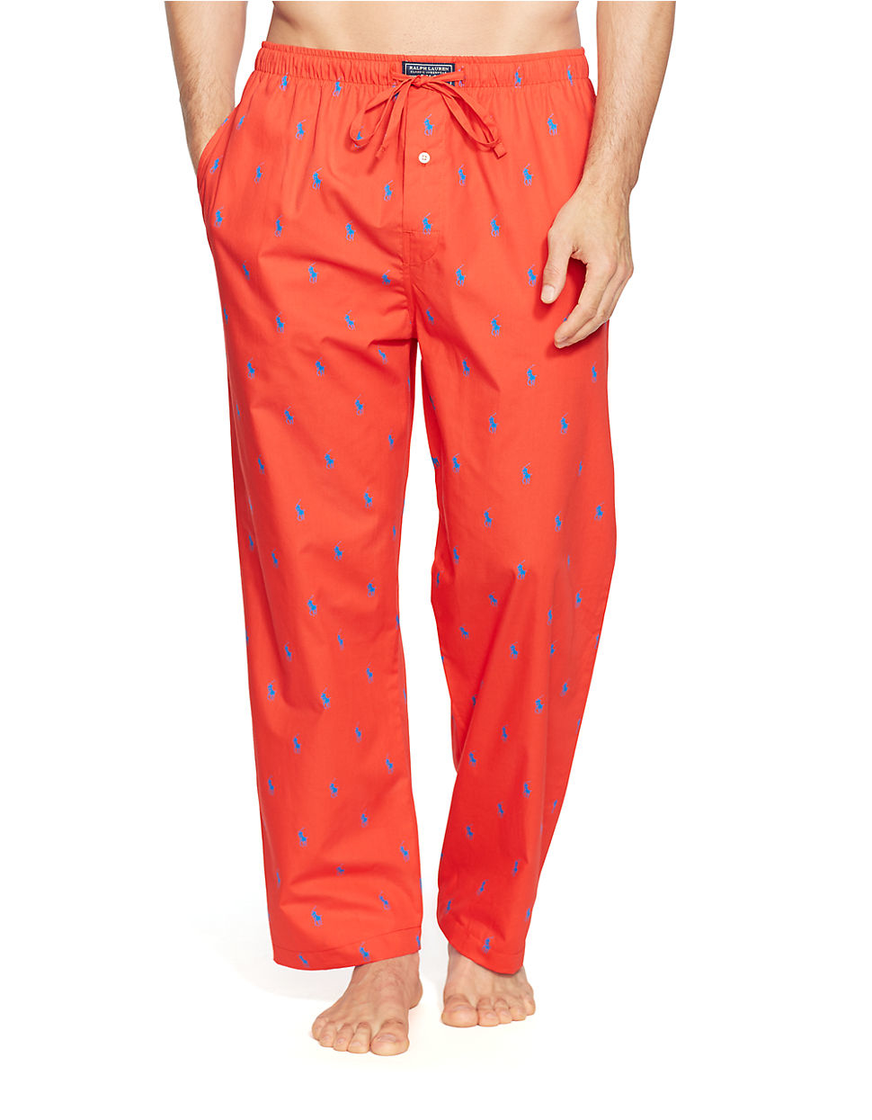 men's polo player pajama pants