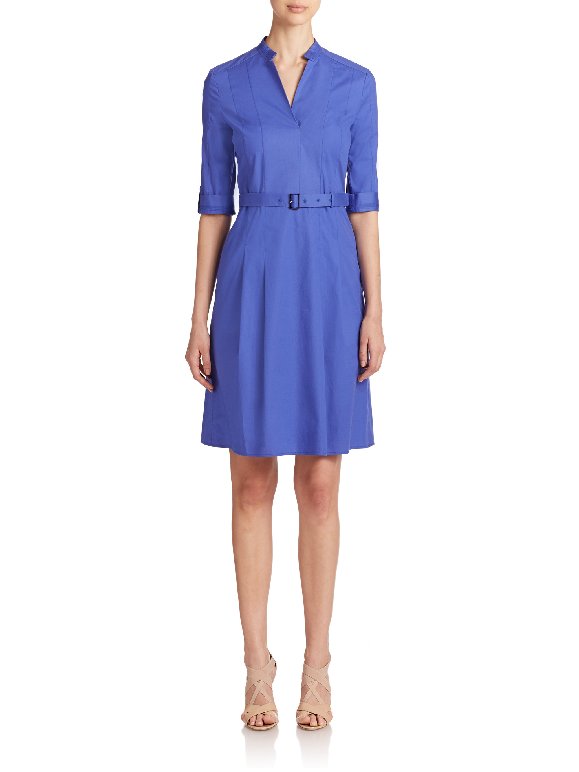 Boss Dunila Dress in Blue (bluette) | Lyst