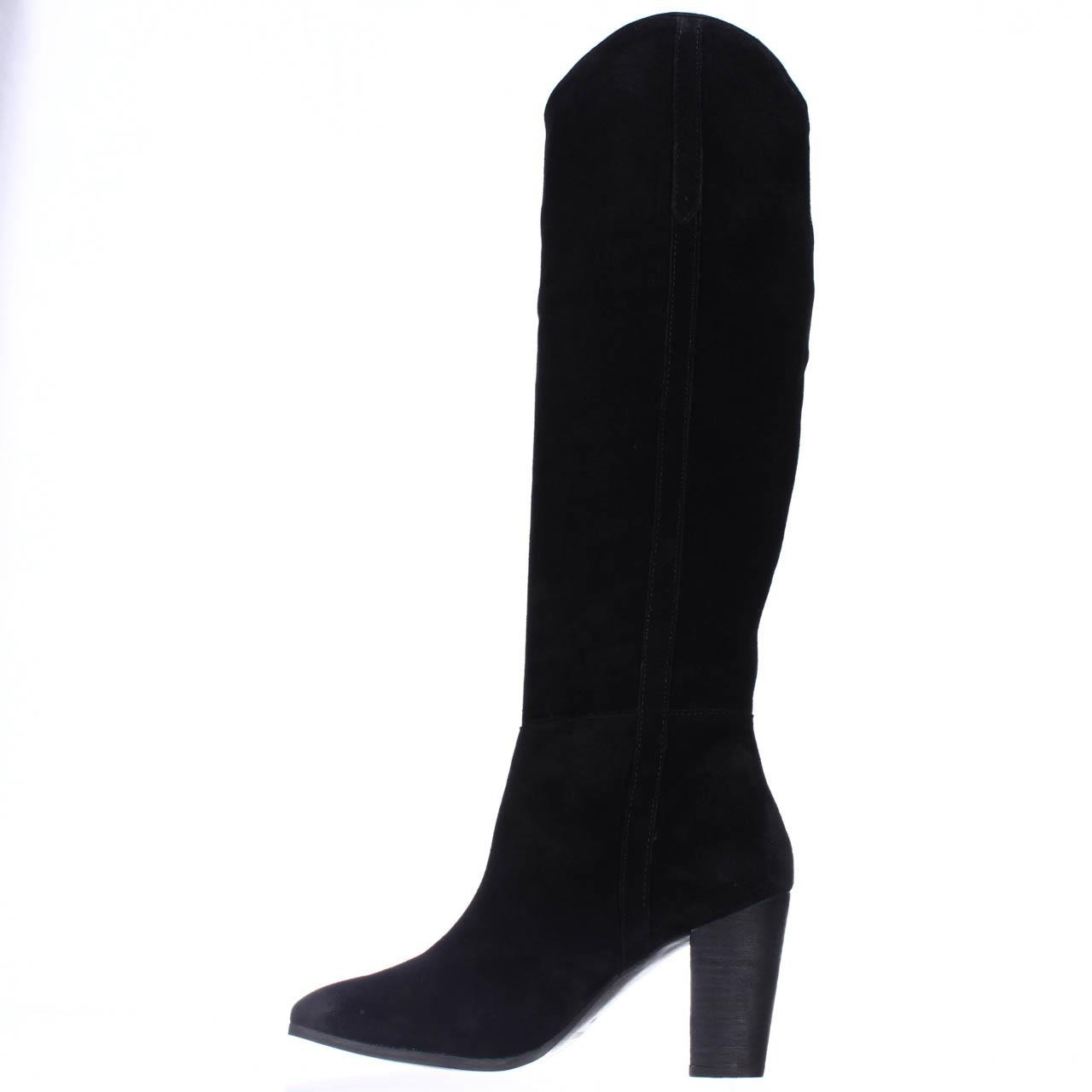 Lyst - Guess Honon Knee-high Dress Boots in Black