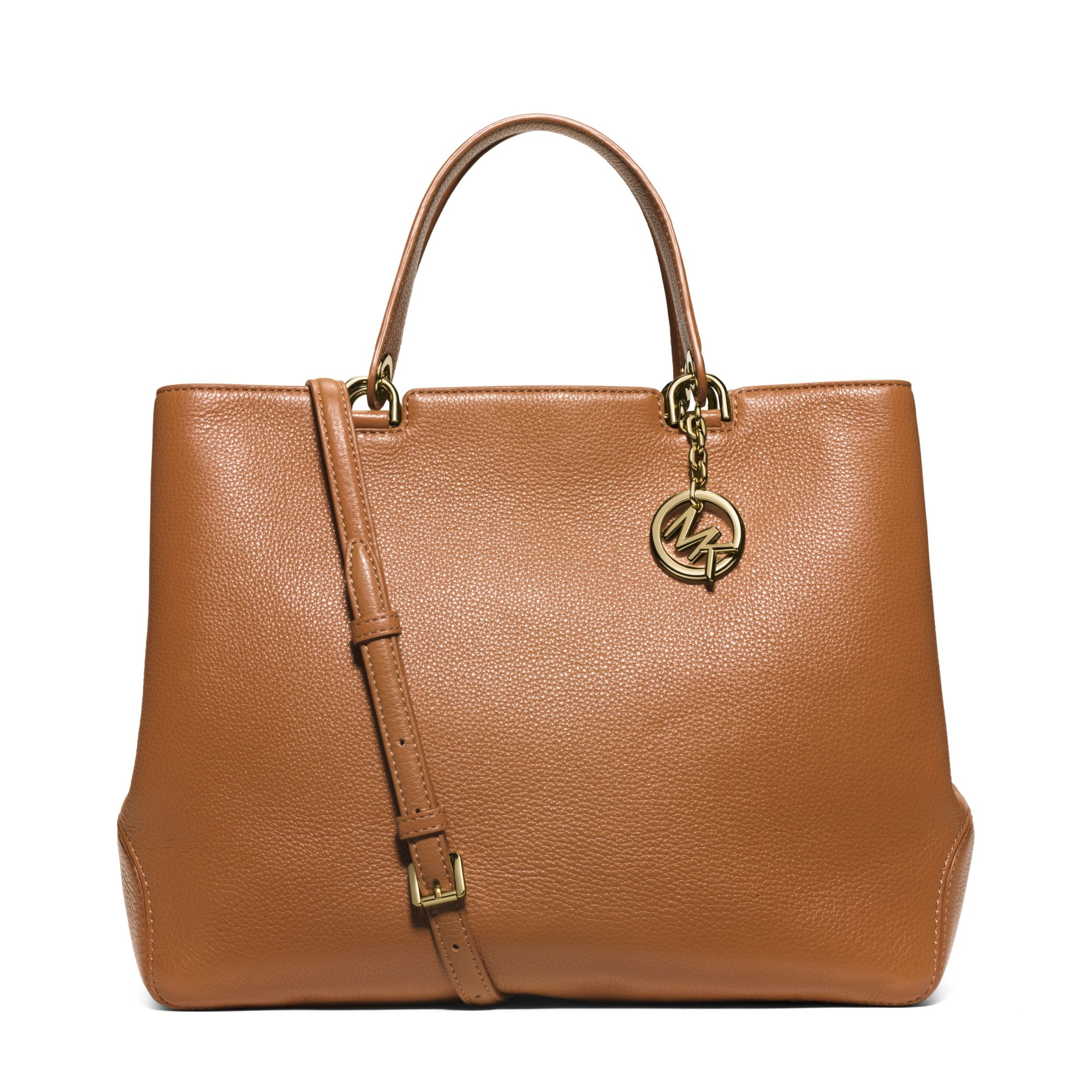 Michael kors Anabelle Extra-large Leather Tote in Brown | Lyst