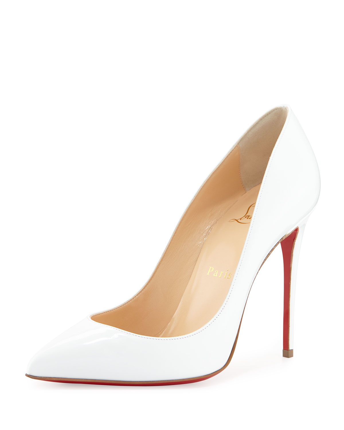 Christian louboutin Pigalle Follies Point-toe Red Sole Pump in ...