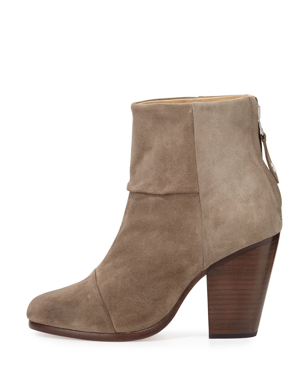 Rag & bone Newbury Classic Suede Bootie in Brown | Lyst