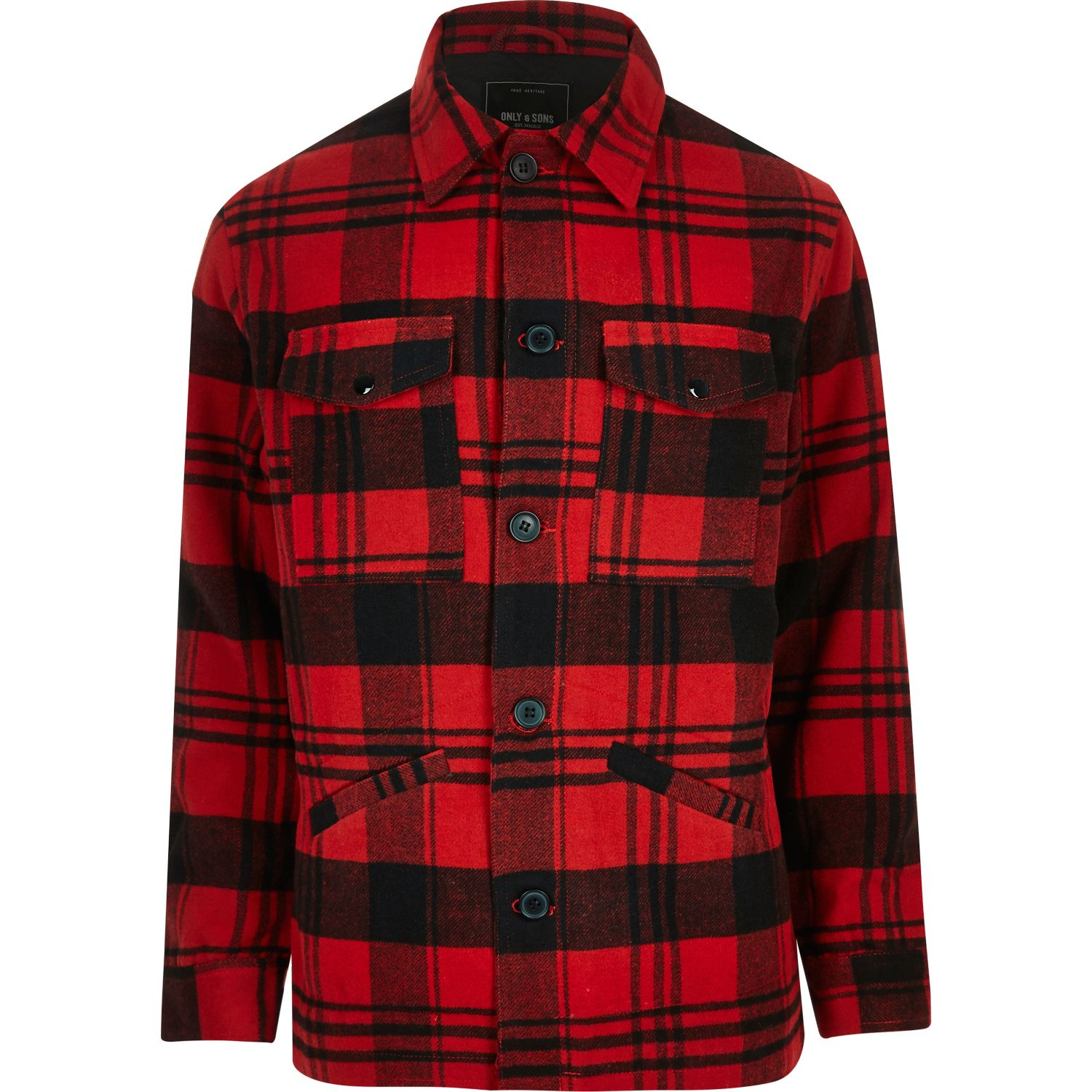 River Island Only Sons Check Jacket In For river island only sons check jacket in for