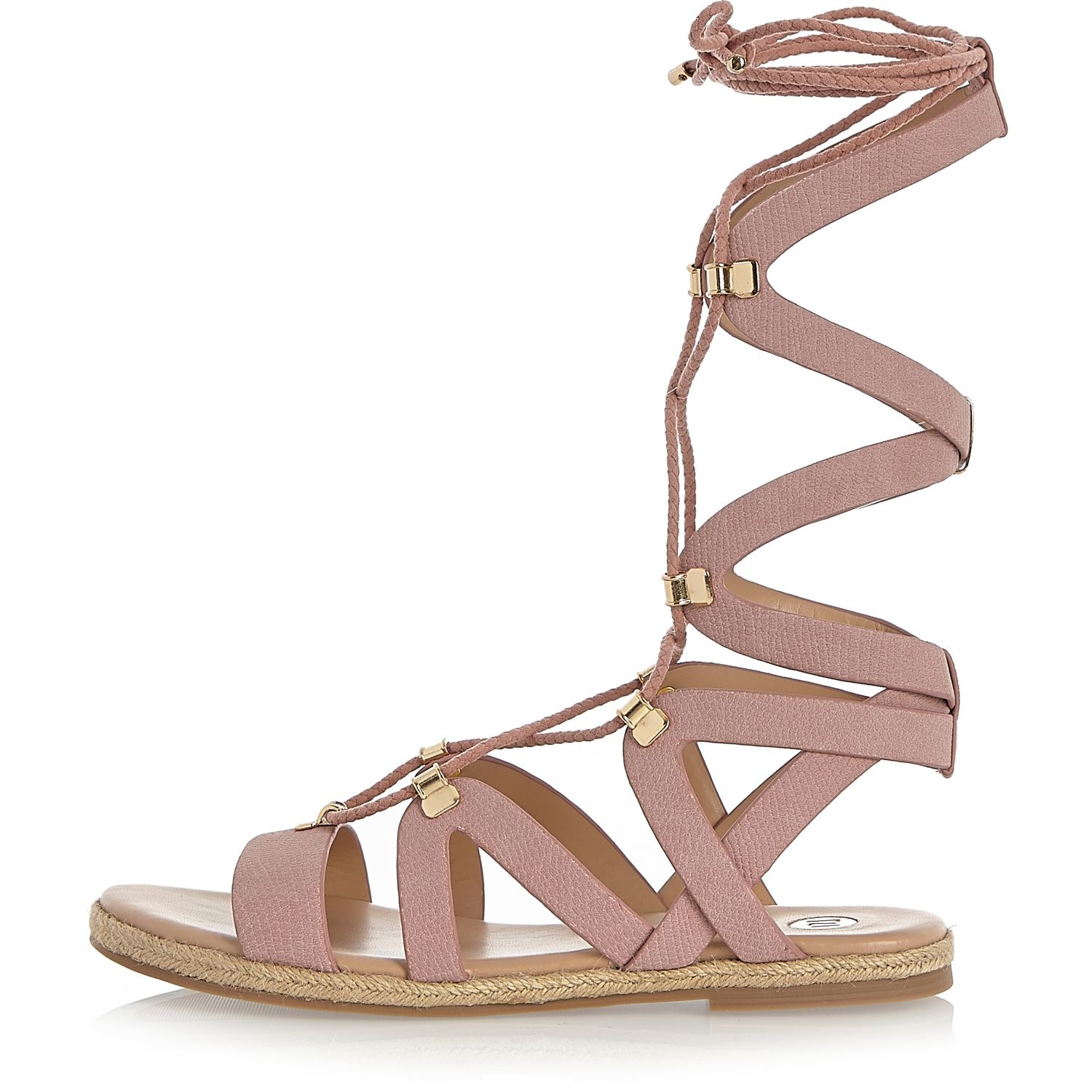 pink gladiator sandals