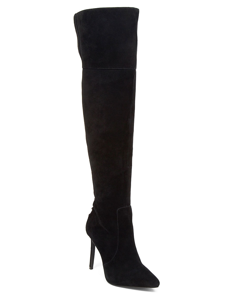 Jessica Simpson Parii Suede Over-the-knee Boots in Black - Lyst