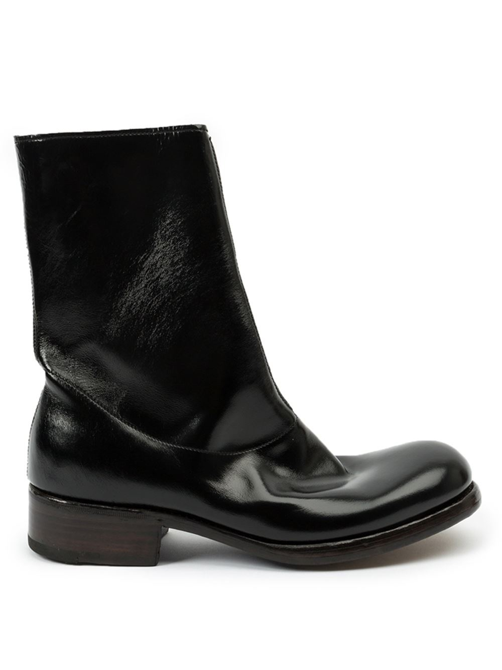 Premiata Zip Boots in Black for Men | Lyst