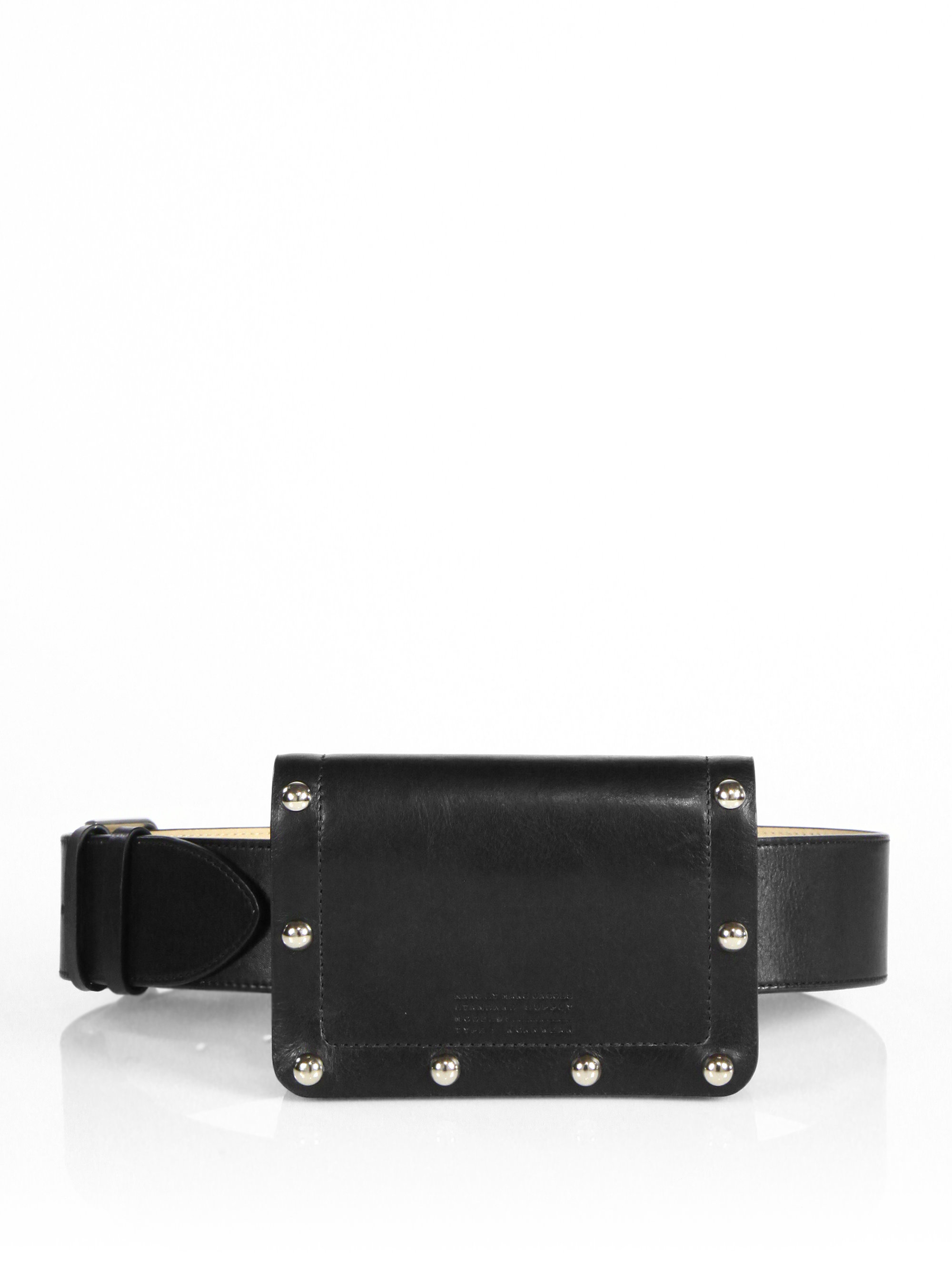 Lyst - Marc By Marc Jacobs Quintana Leather Belt Bag in Black