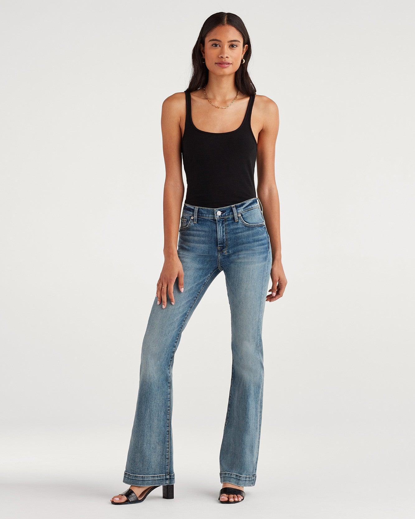 7 For All Mankind B(air) Denim Dojo In Authentic Fortune in Blue - Lyst