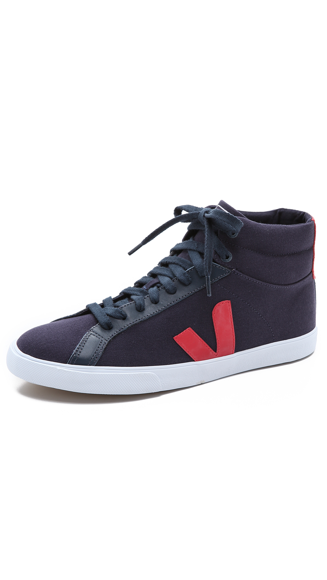 veja shoes veja esplar high top sneakers in blue for lyst veja shoes veja esplar high top sneakers in blue for lyst