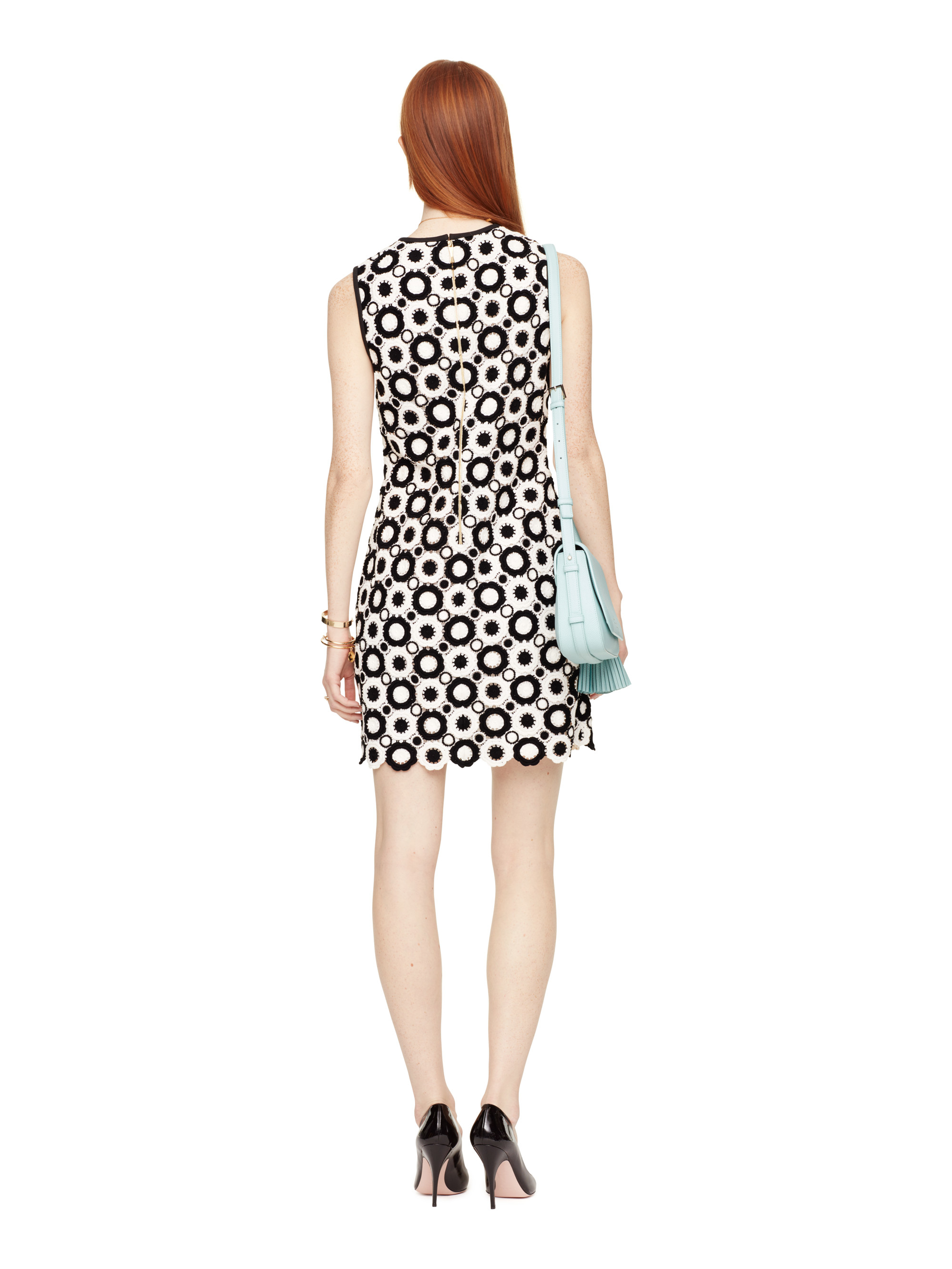 Lyst Kate Spade New York Guipure Lace Shift Dress In Black Gallery