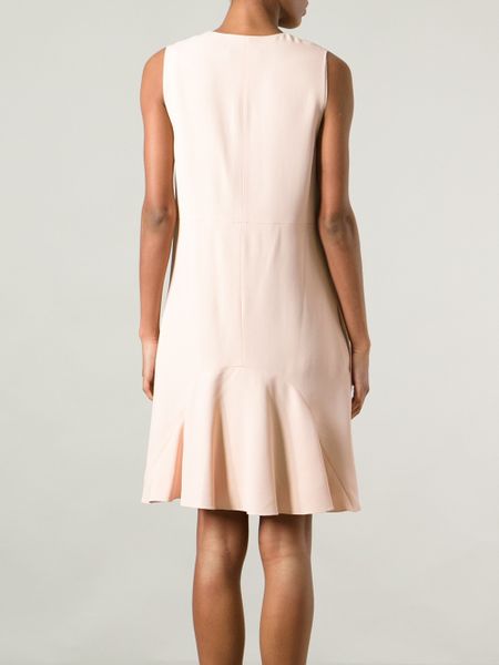 ChloÃ© Pussy Bow Dress in Beige (nude & neutrals)