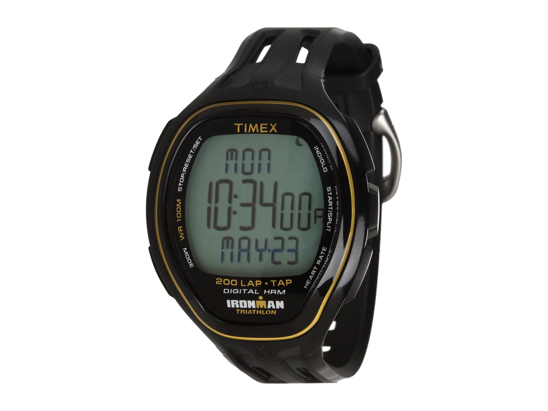 Timex Ironman® Target Trainer Heart Rate Monitor Tapscreen Black/yellow