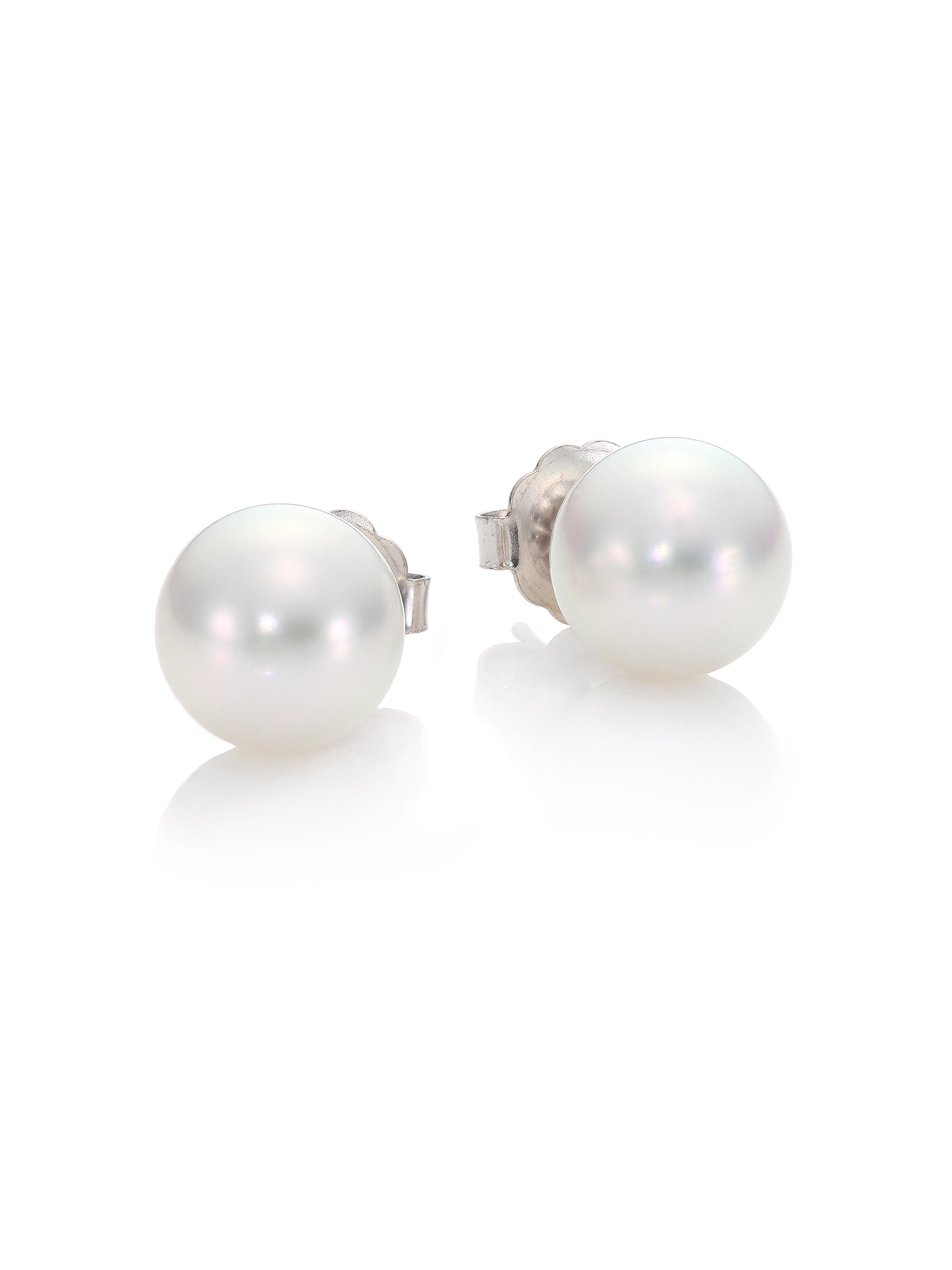 Mikimoto 11mm White South Sea Pearl & 18k White Gold Stud Earrings in ...