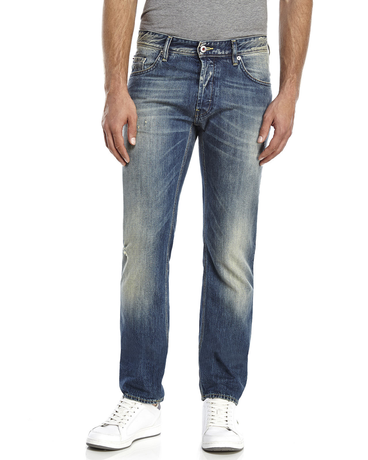 Lyst - Love Moschino Sandblasted Jeans in Blue for Men