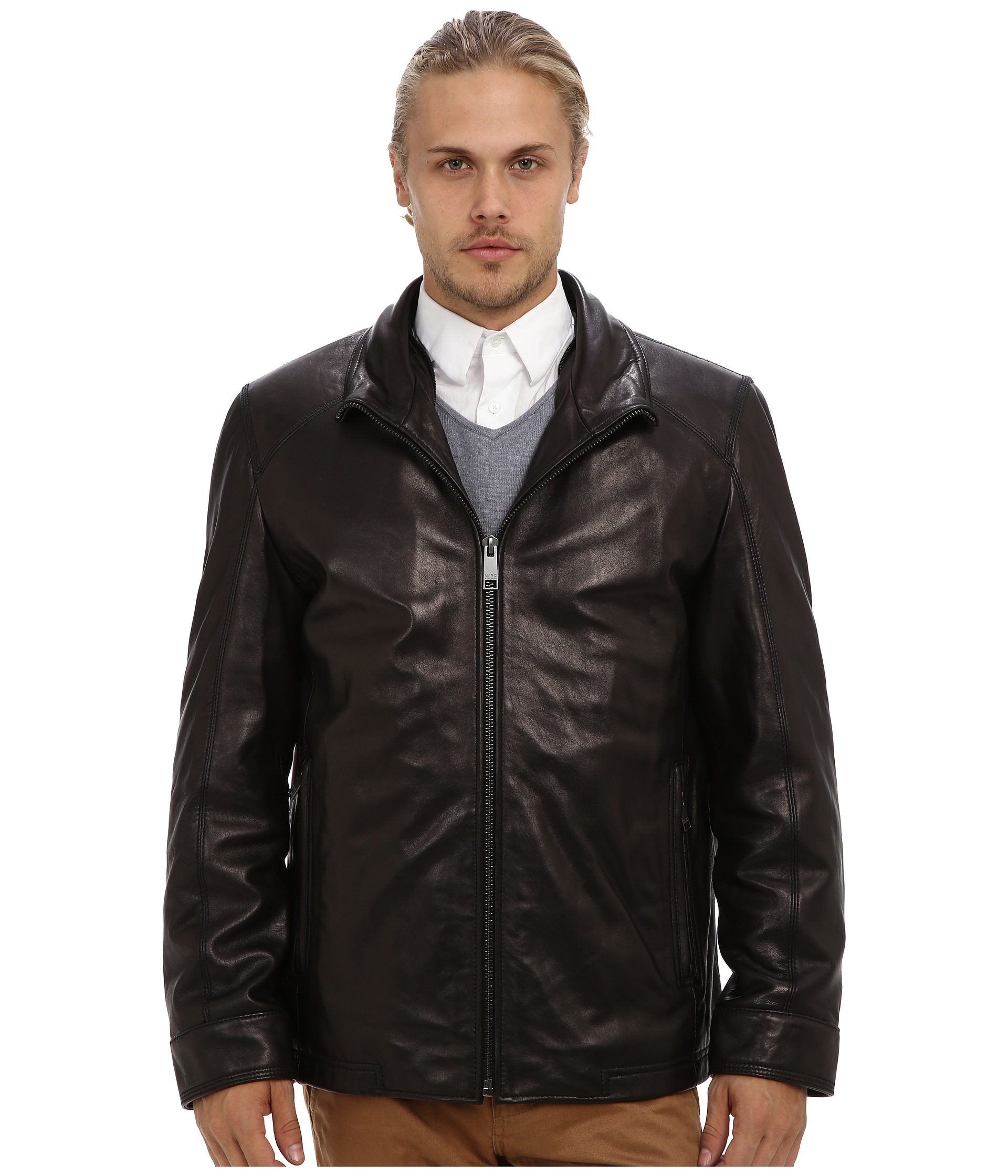 Marc New York By Andrew Marc | Black Shelby Leather Jacket for Men | Lyst