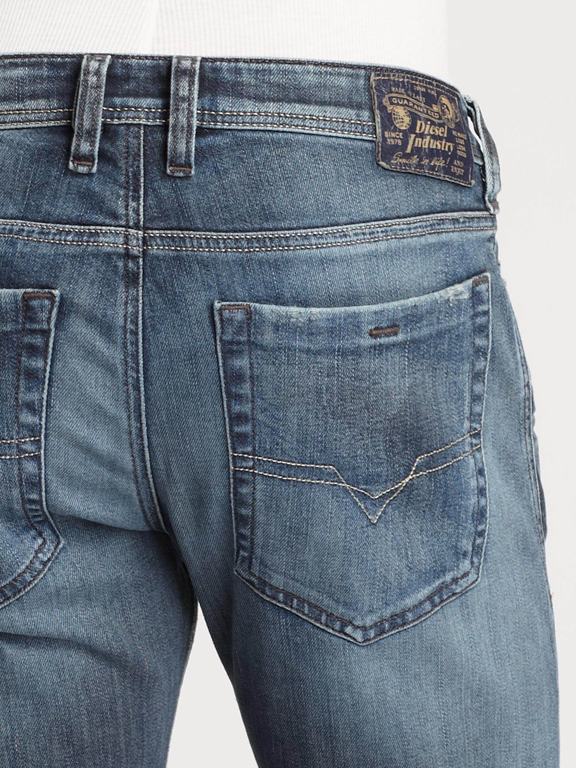 DIESEL Zathan Bootcut Jeans in Blue for Men - Lyst
