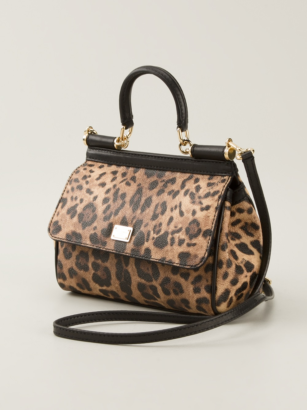 Lyst - Dolce & Gabbana Miss Sicily Shoulder Bag in Brown