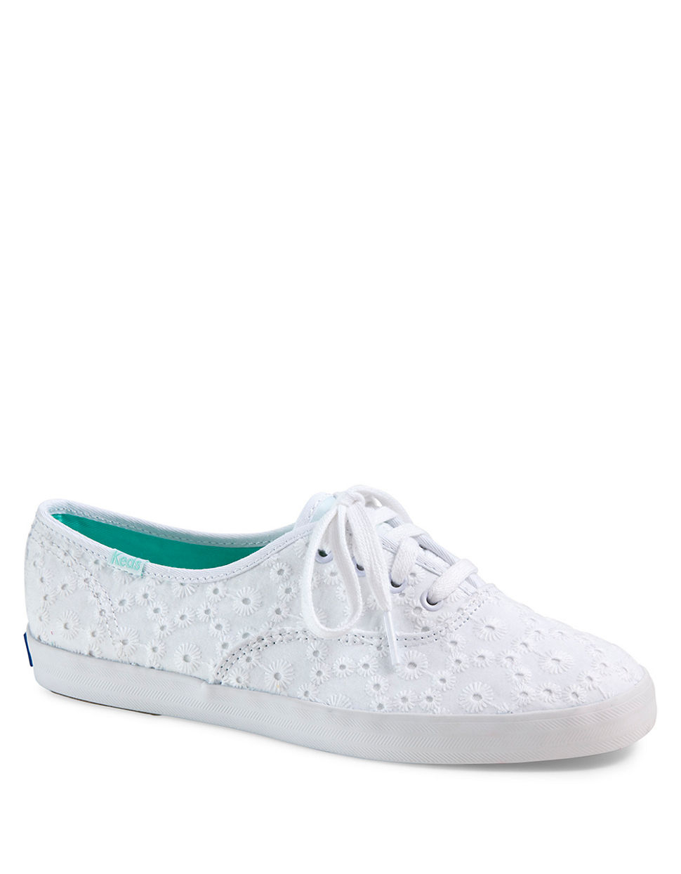 Keds Champ Eyelet Sneakers in White | Lyst