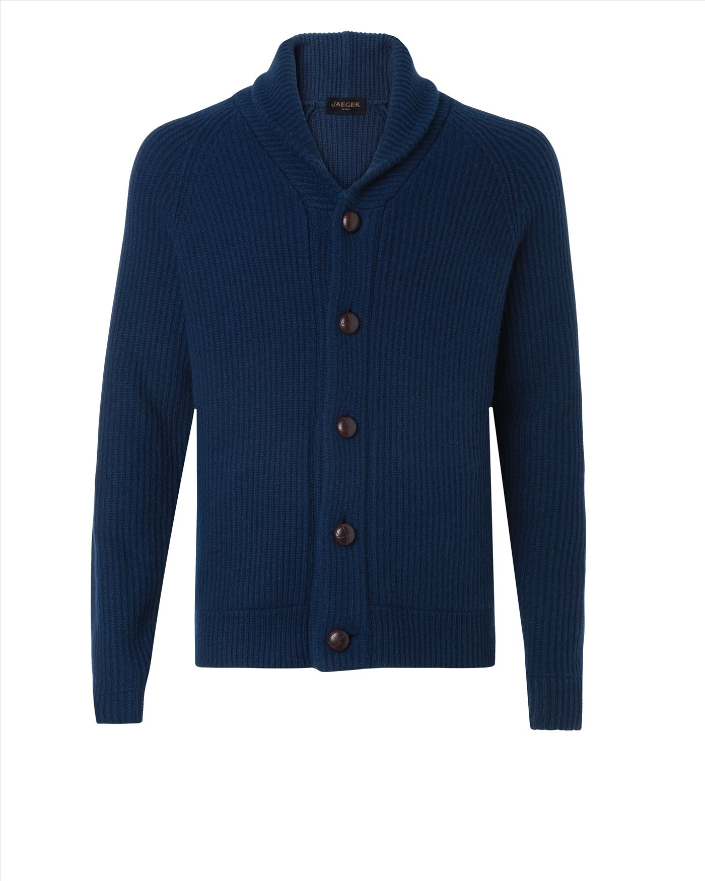 Lyst - Jaeger Cashmere Shawl Neck Cardigan in Blue for Men