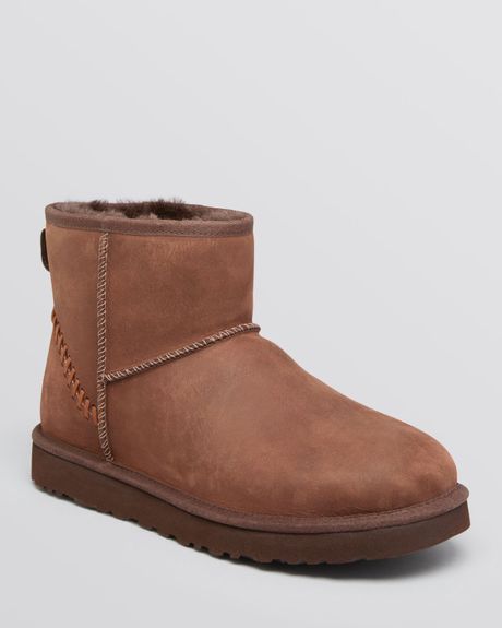 Ugg Ugg® Australia Classic Mini Deco Leather Boots in ...