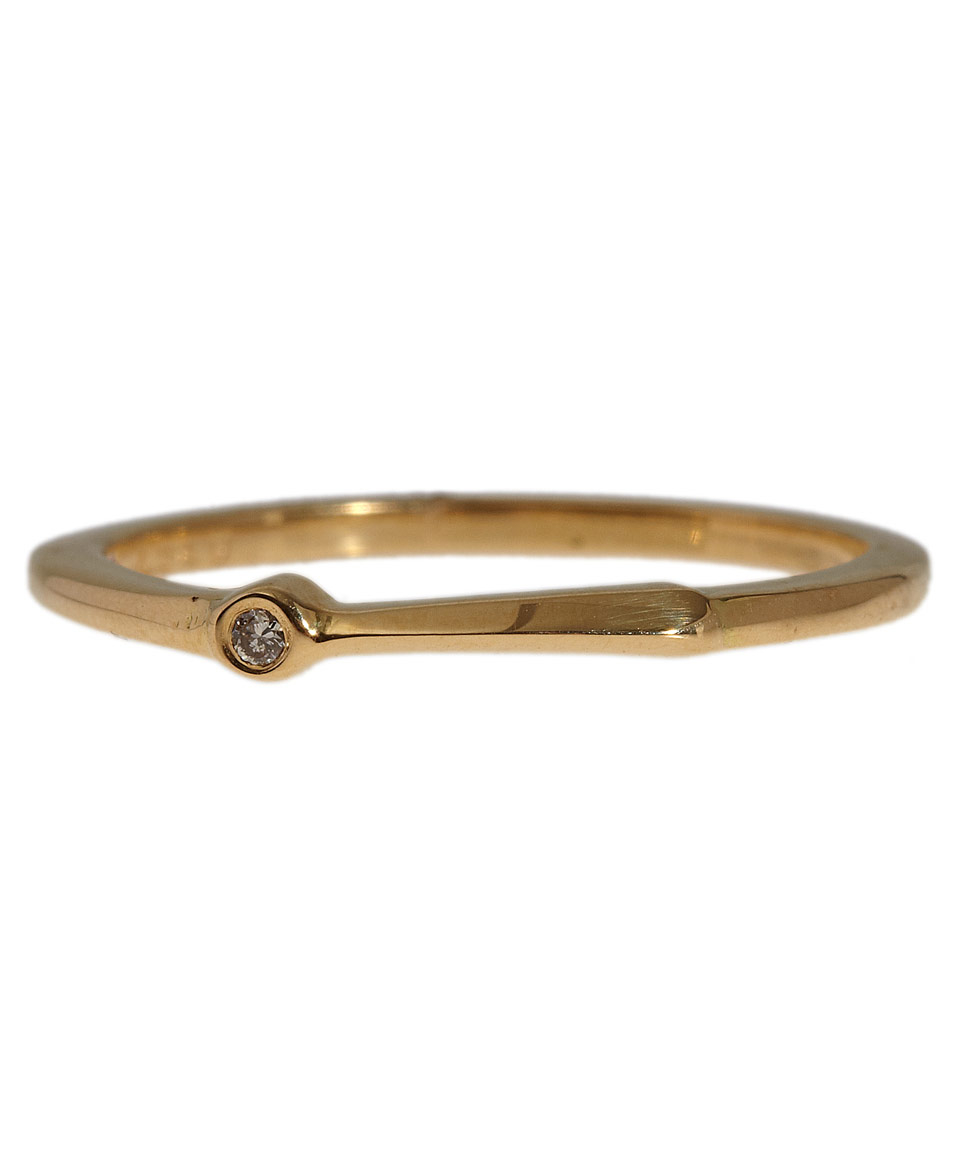 Lulu Frost Gold Code Exclamation Mark Ring in Gold | Lyst