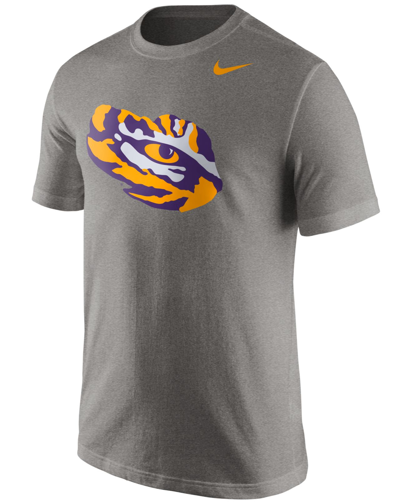 Lyst - Nike Men's Lsu Tigers Logo T-shirt in Gray for Men