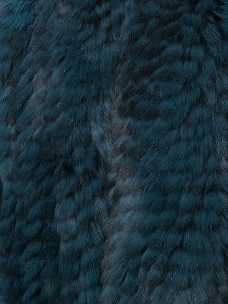 h brand rabbit fur jacket
