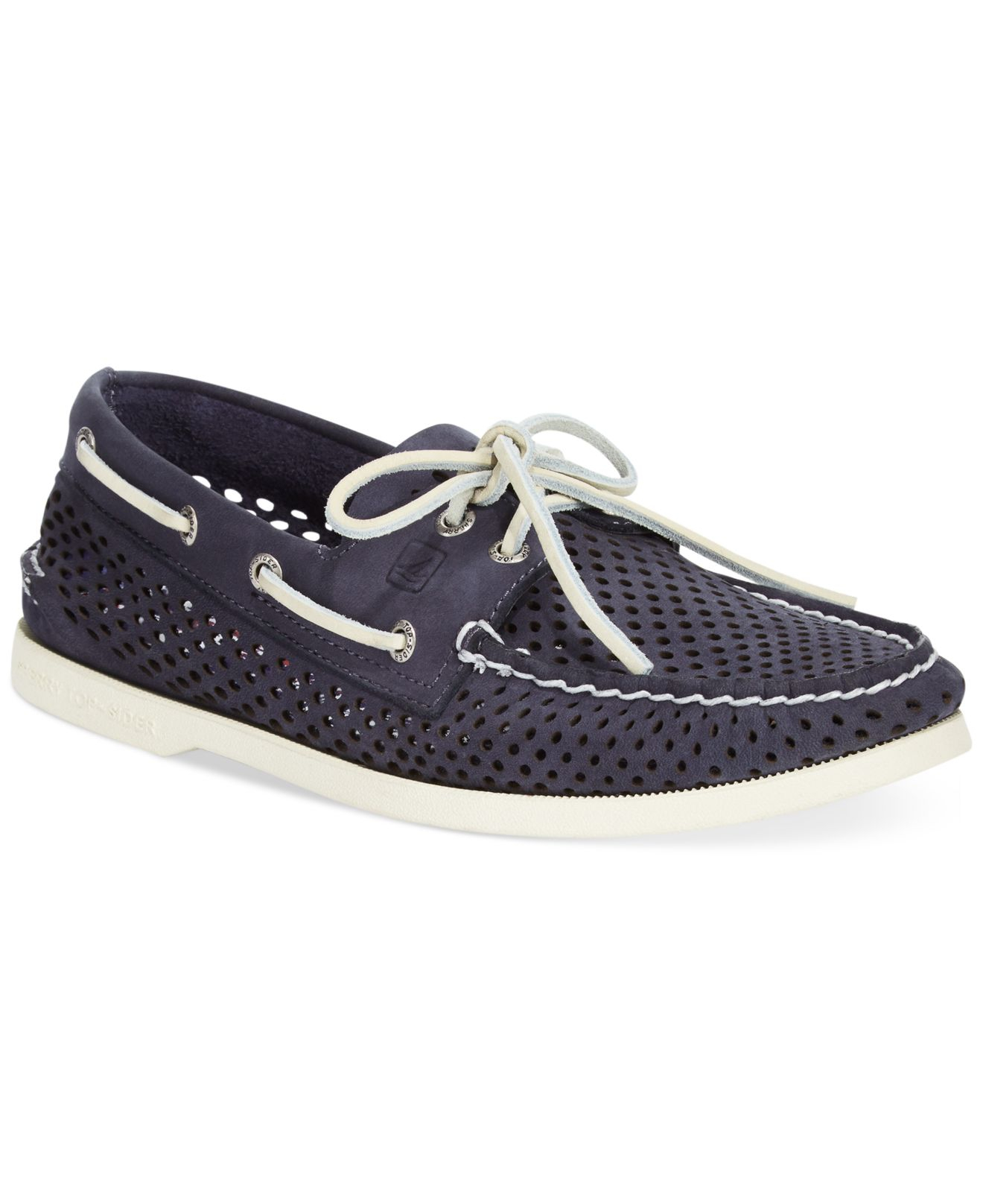 dark blue sperrys