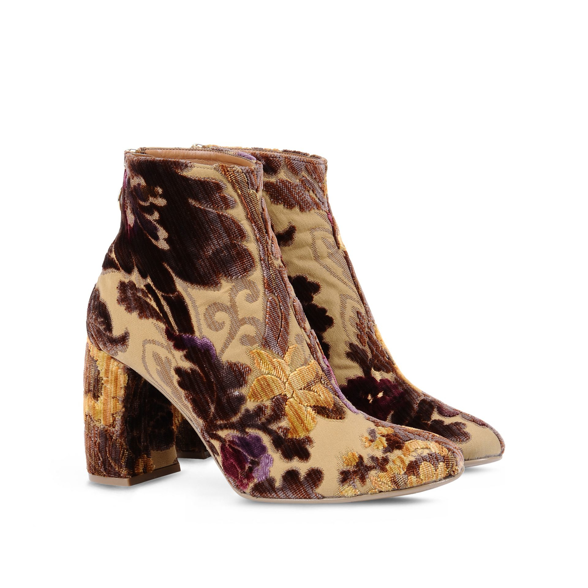 mustard flat boots