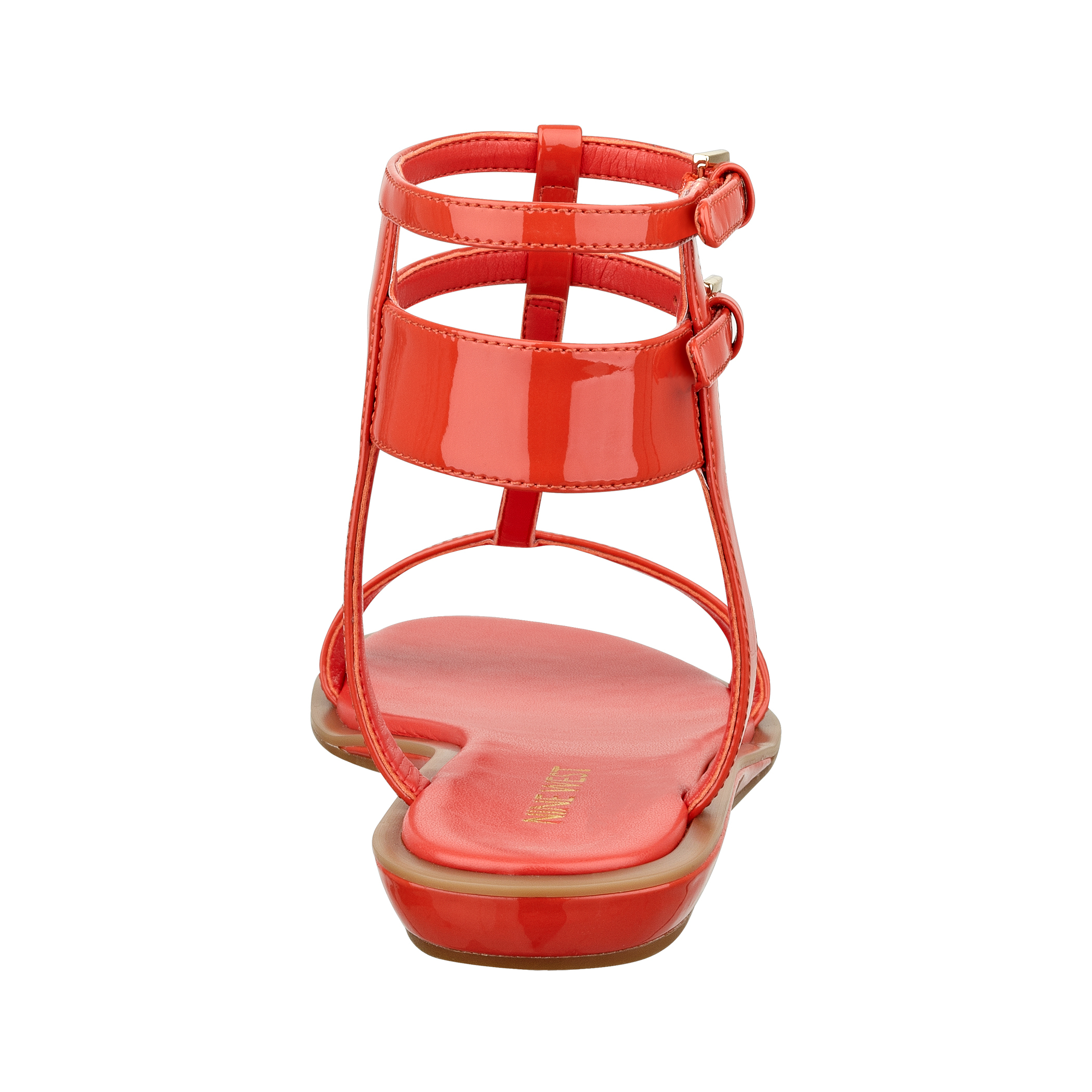 orange gladiator sandals