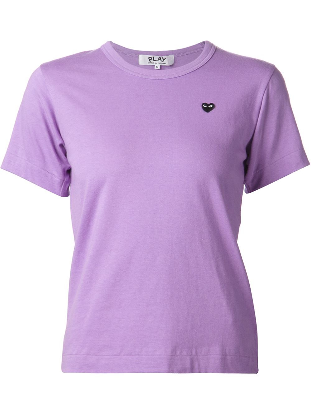 Play comme des garçons Embroidered Heart T-shirt in Purple (pink ...