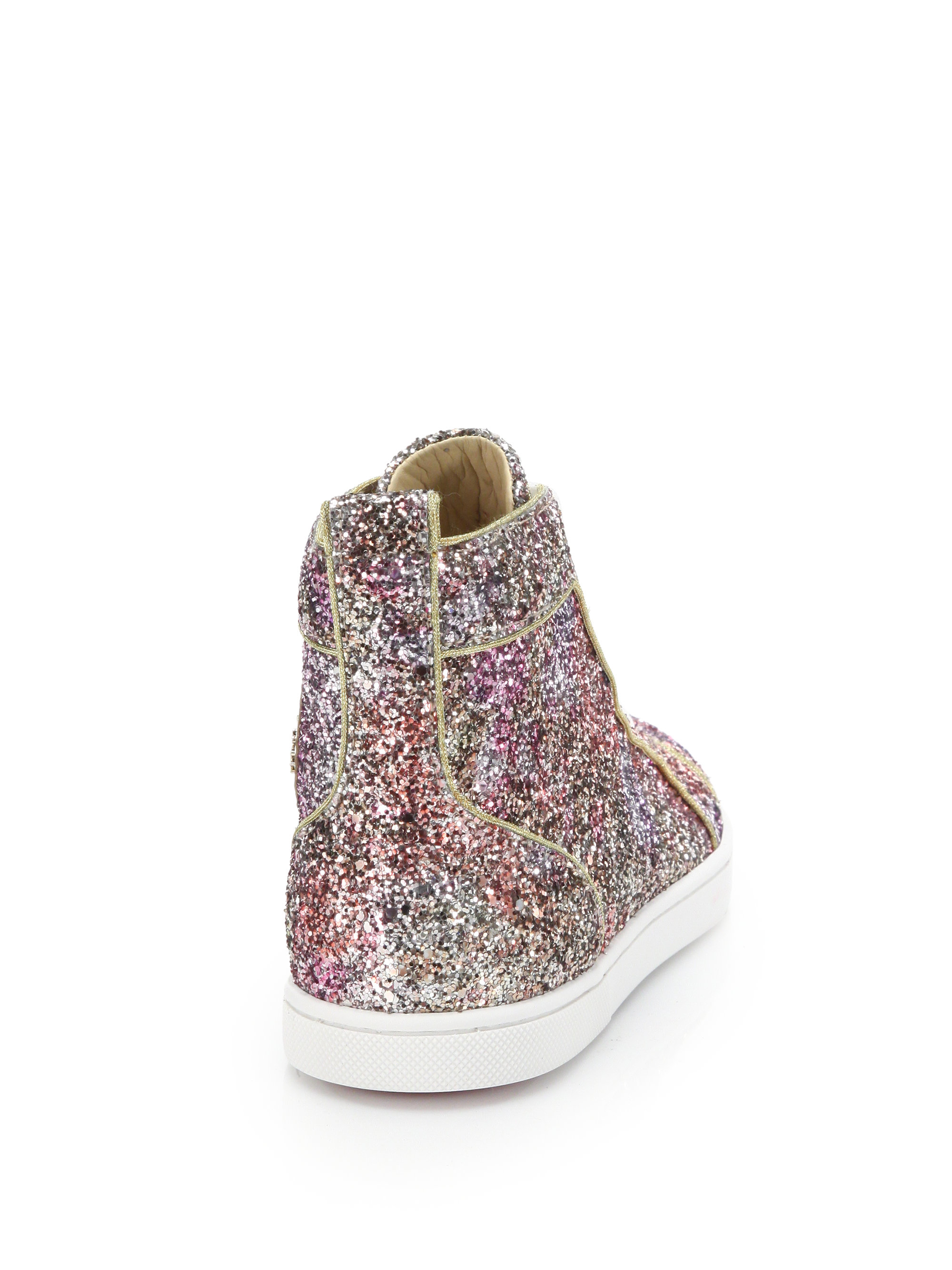 christian louboutin high-top sneakers black, blue and multicolor ...  