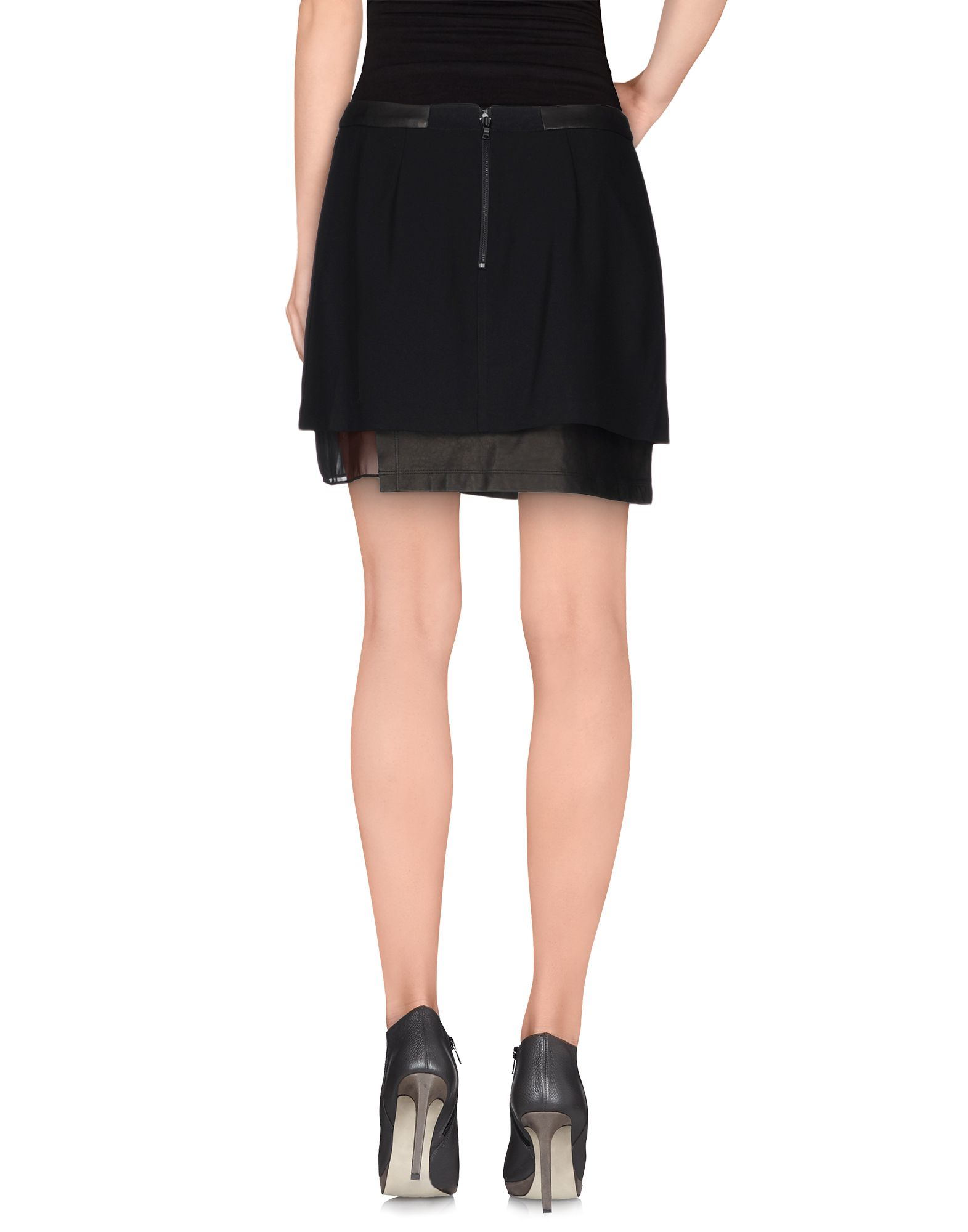 Lyst - Alice + Olivia Mini Skirt in Black