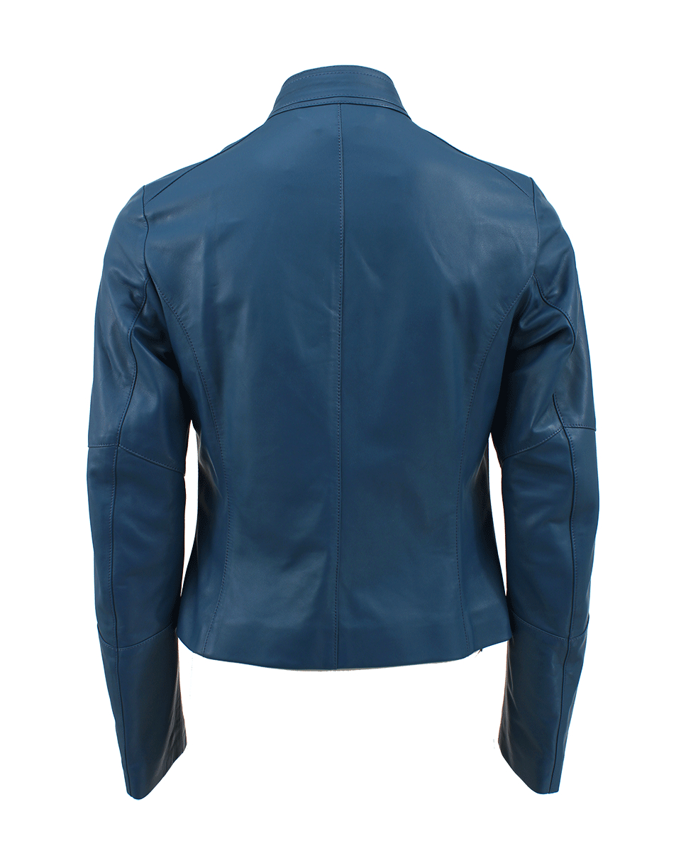 Belstaff Asymmetric Zip Leather Jacket in Blue for Men Lyst