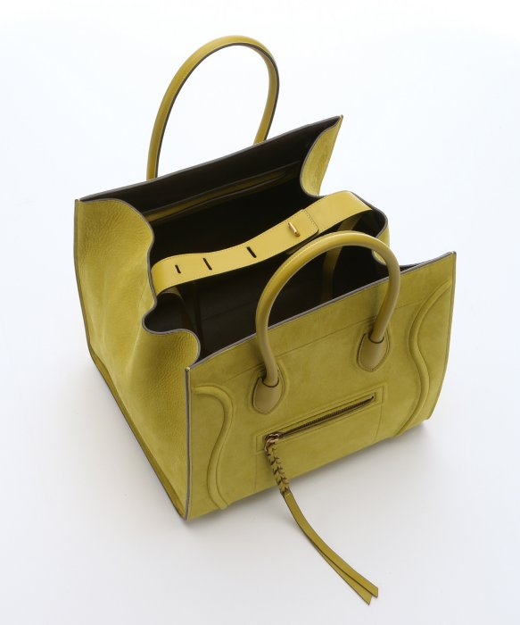 celine phantom large tote bag in grained leather