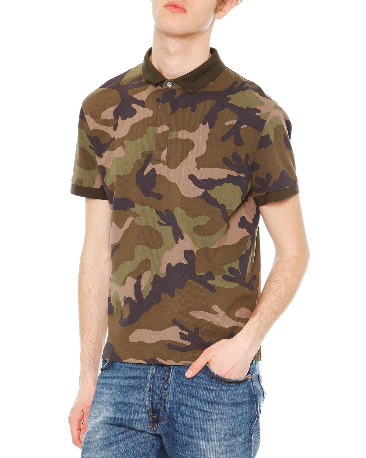 valentino camo green