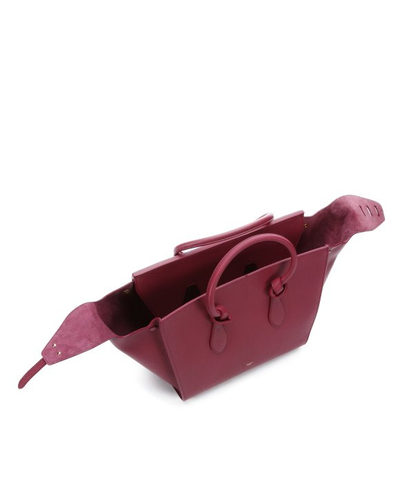 celine camel leather handbag tie