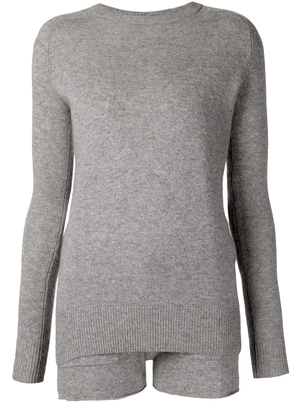 Nlst Crew Neck Sweater in Gray (grey) | Lyst
