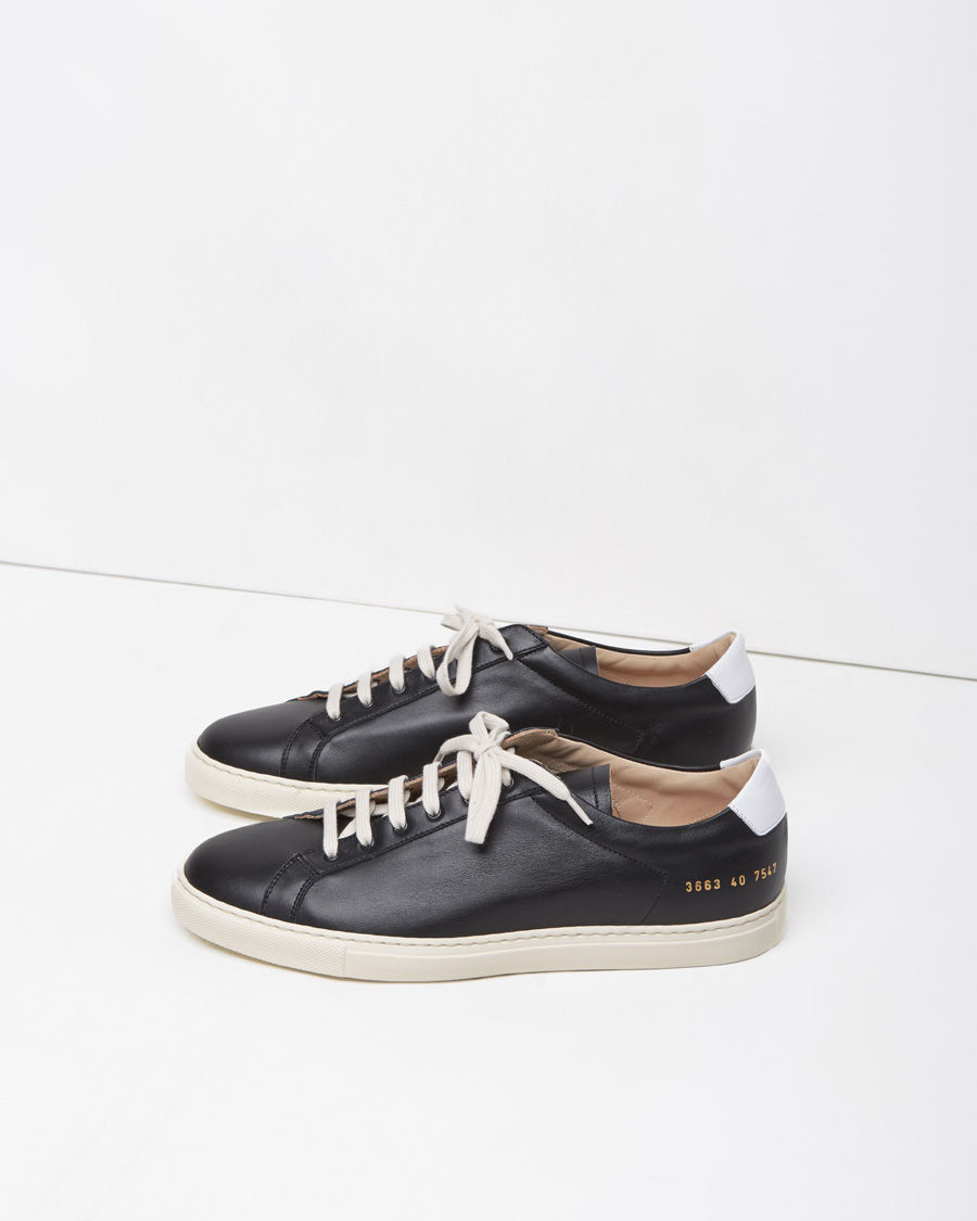 common projects sneakers on feet