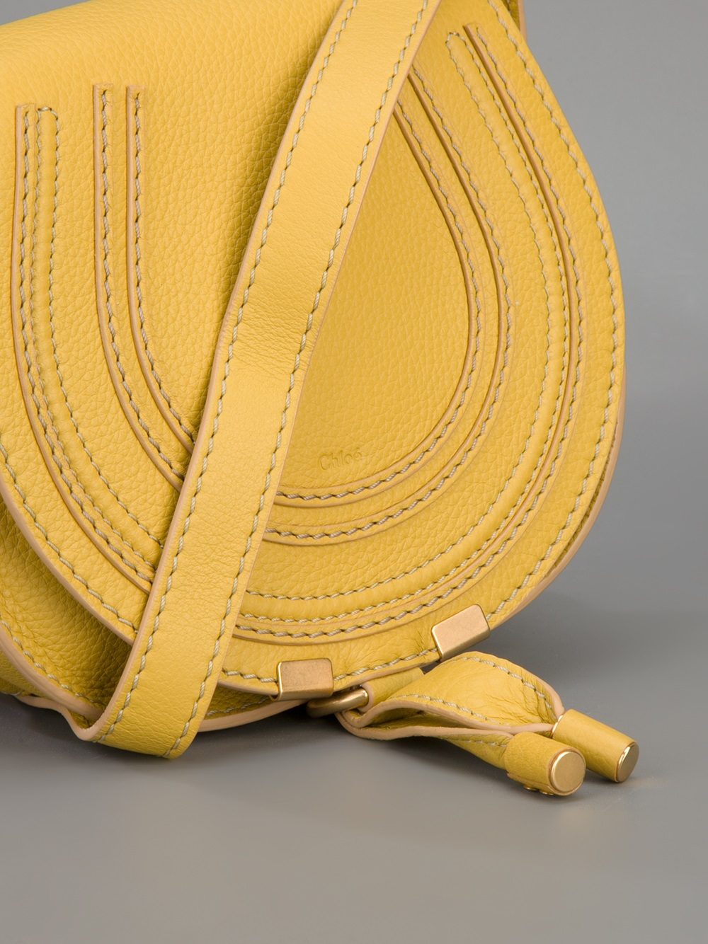 chloe yellow handbag