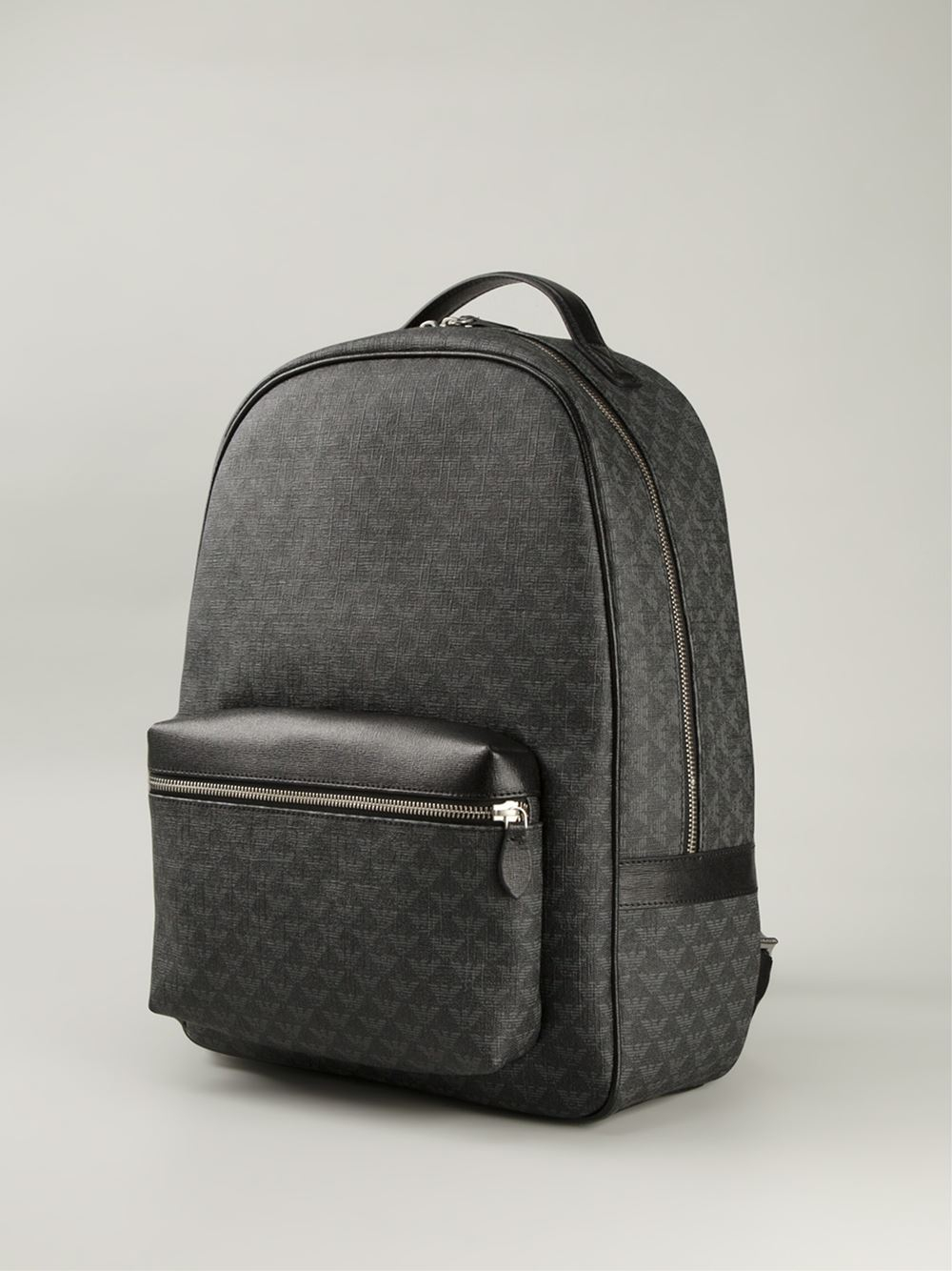 Emporio armani Classic Backpack in Gray for Men | Lyst