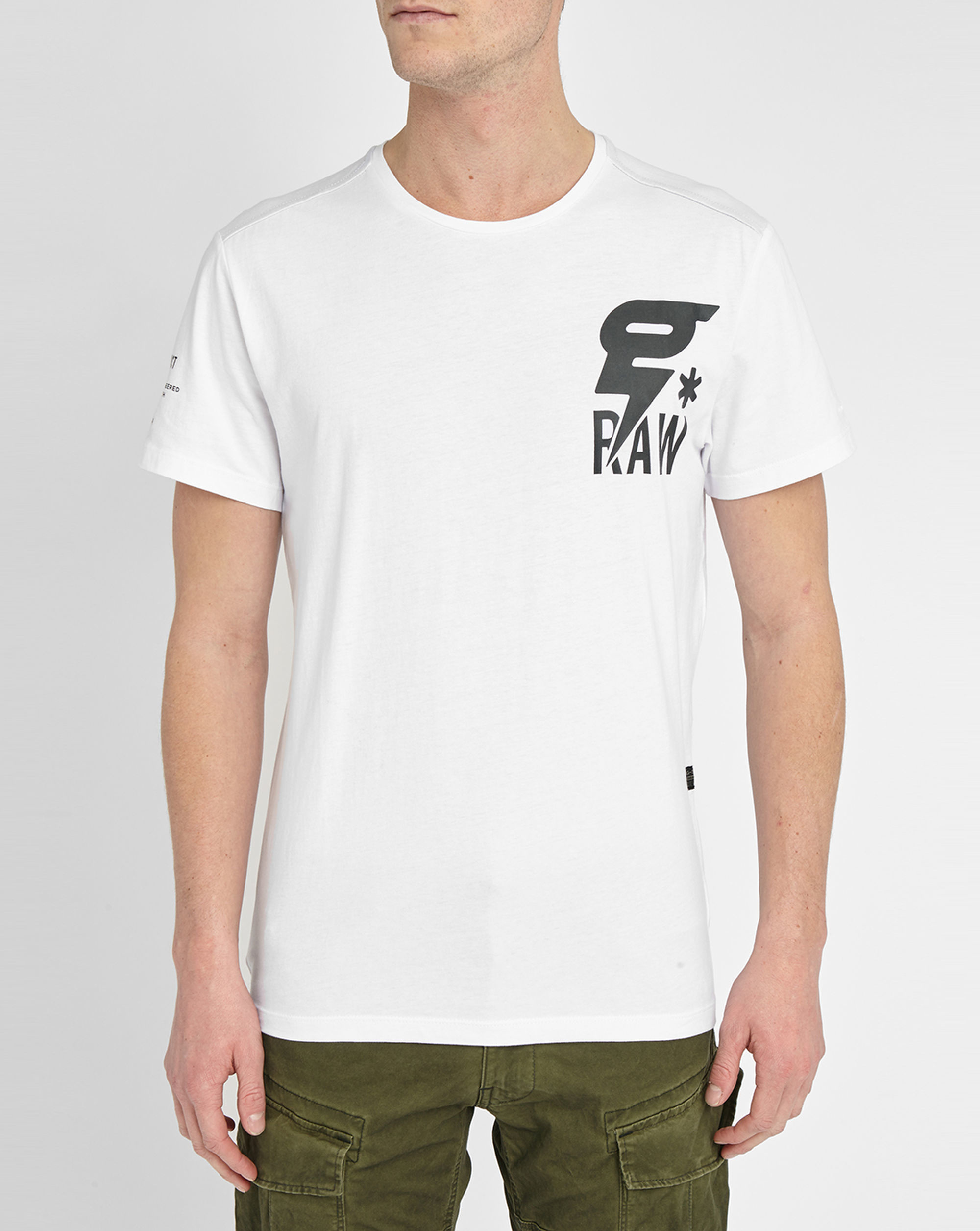 g star white shirt
