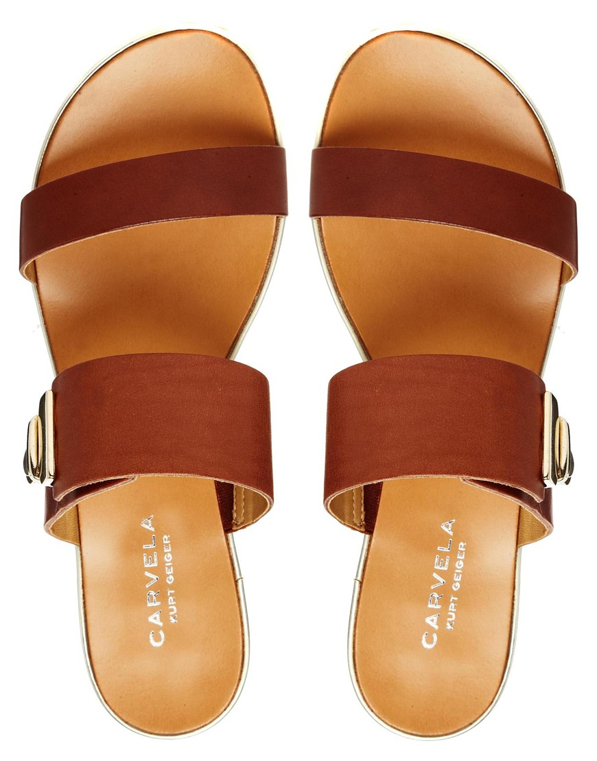 kurt geiger flat mules