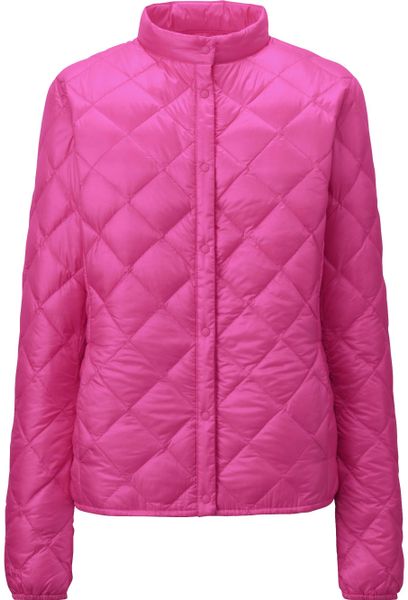 Uniqlo Ultra Light Down Compact Quilted Jacket in Pink