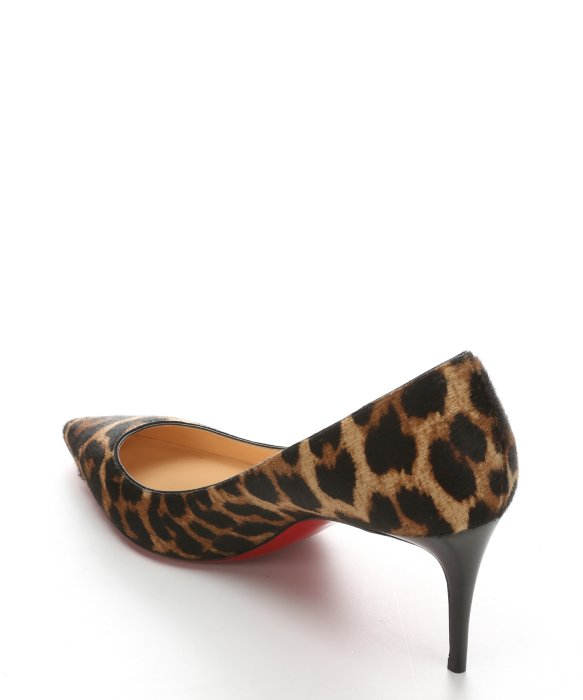 christian louboutin pumps Brown and tan ponyhair | The Little Arts ...