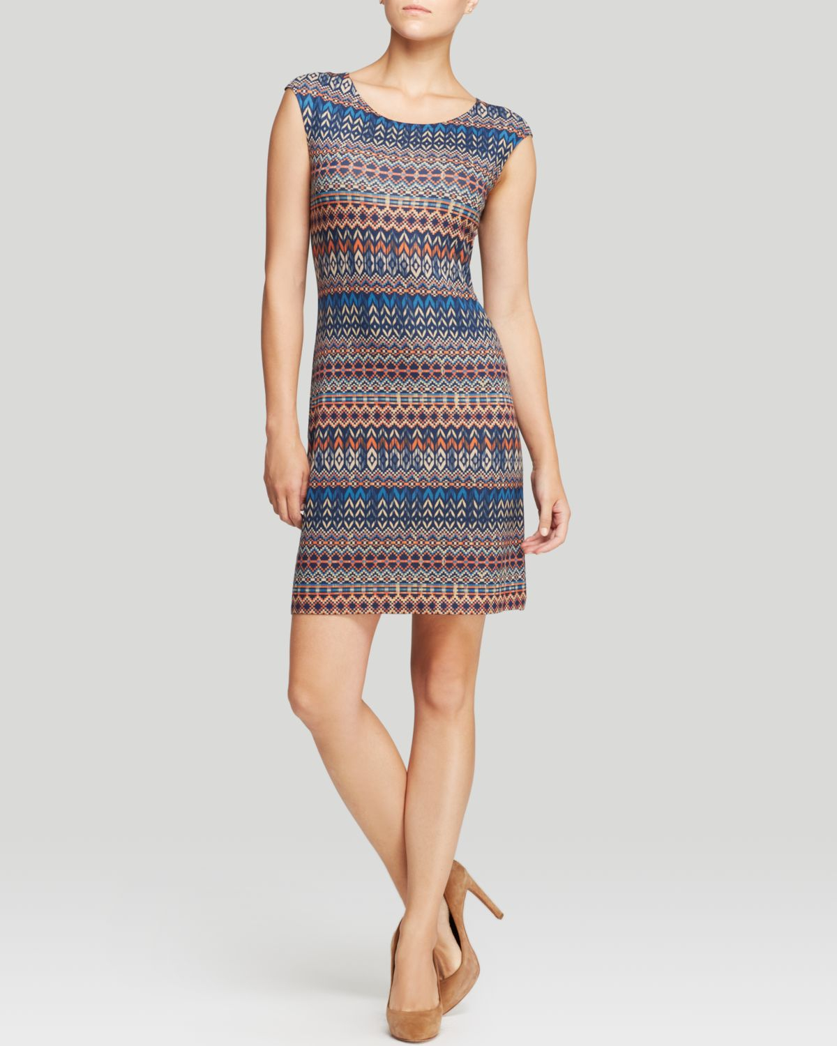 Lyst - Nally & Millie Tribal Print Dress