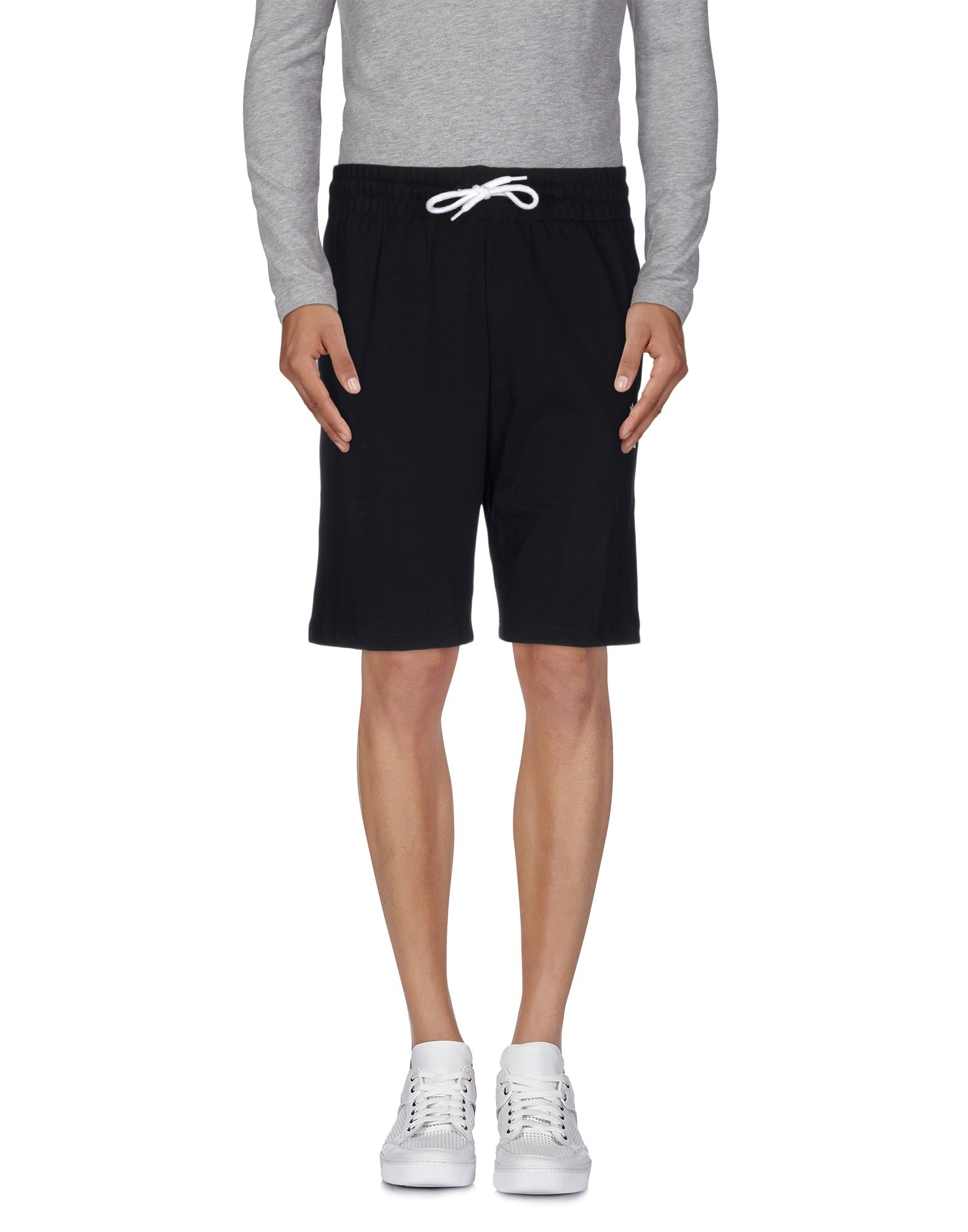 Lyst - Le Coq Sportif Bermuda Shorts in Black for Men
