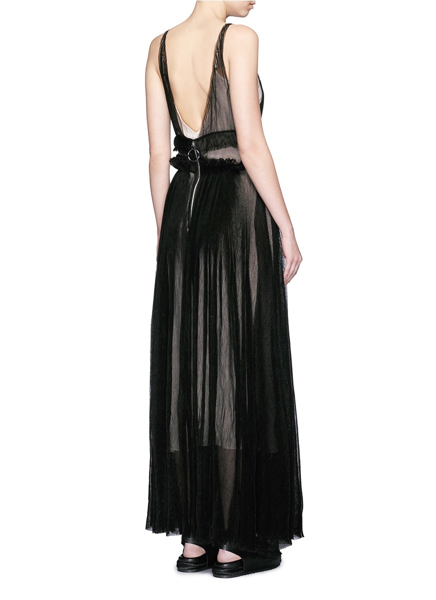 True Decadence Dark Pink Plunge Front Tulle Layered Maxi Dress | Dresses, Maxi dress, Ball gowns