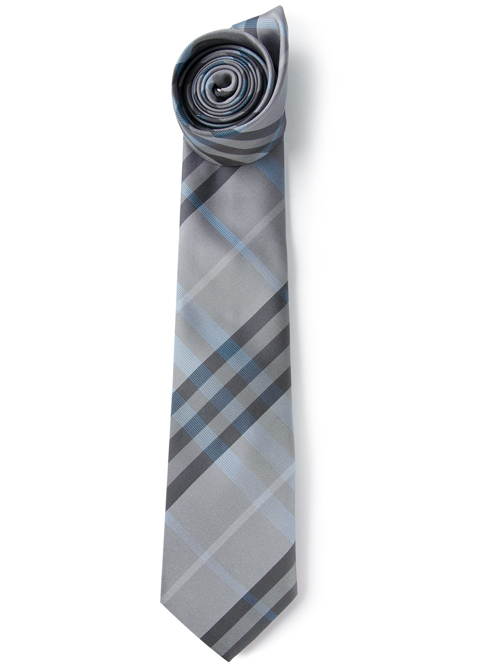 Burberry Patterned Tie in Gray for Men (grey) | Lyst